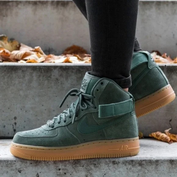 Nike Shoes Nike Airforce Ones High Vintage Green Poshmark